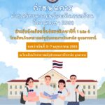 กำหนดการค่ายเตรียมความพร้อมเปิดภาคเรียน ปีการศึกษา 2568 สำหรับนักเรียนชั้นมัธยมศึกษาปีที่ 1 และ 4 ณ โรงเรียนวิทยาศาสตร์จุฬาภรณราชวิทยาลัย มุกดาหาร ระหว่างวันที่ 5-7 พฤษภาคม 2568